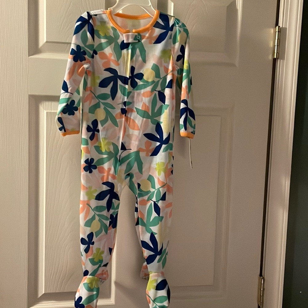NWT Carter’s Lightweight Floral Print Footie One Piece